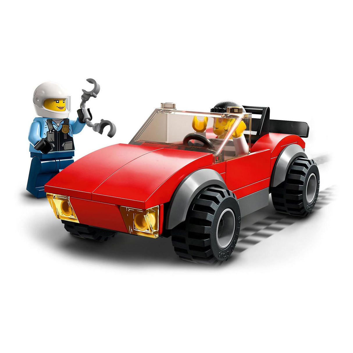 Lego LEGO City 60392 Achtervolging Auto op Politiemotor