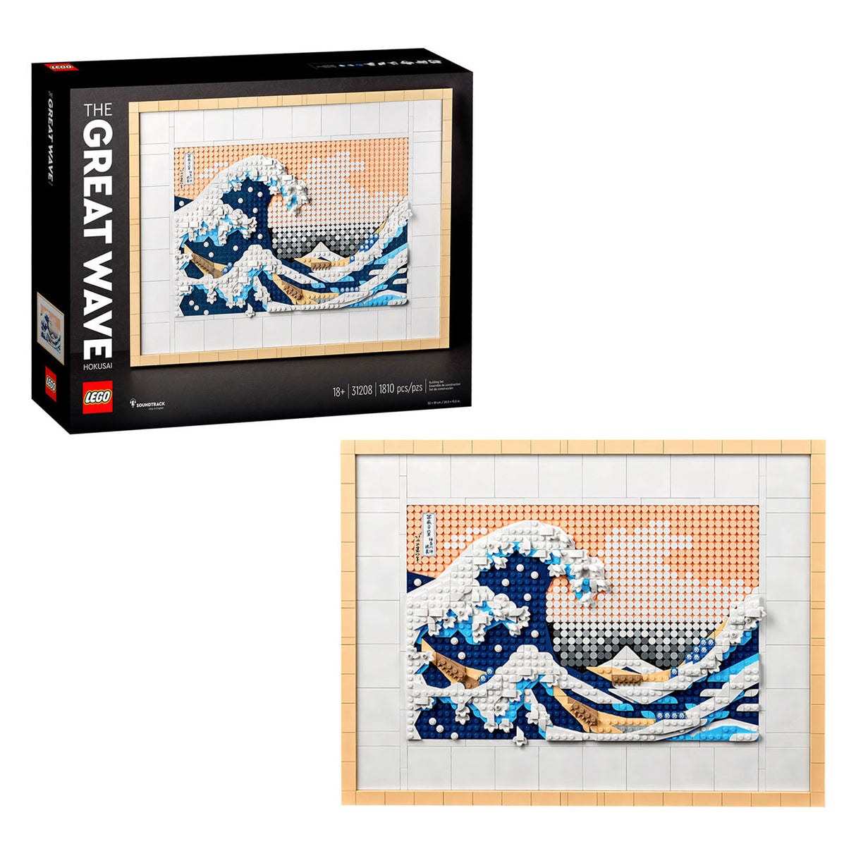 Lego lego art 31208 hokusai de grote golf