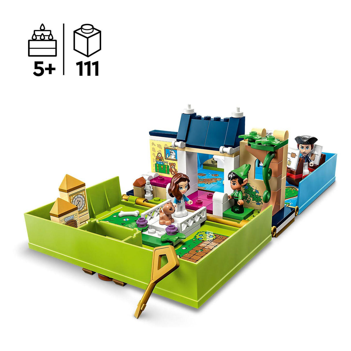 Lego disney peter pan wendy's verhalenboekavontuur set