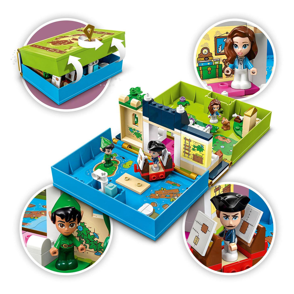 Lego disney peter pan wendy's verhalenboekavontuur set