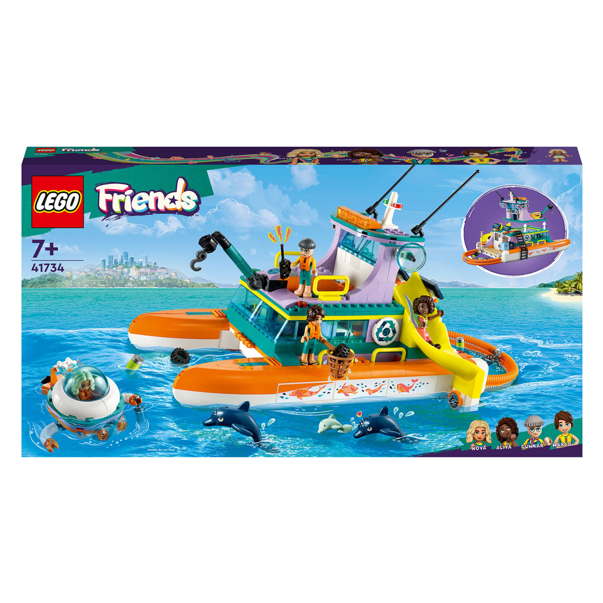 Lego LEGO Friends 41734 Reddingsboot op Zee