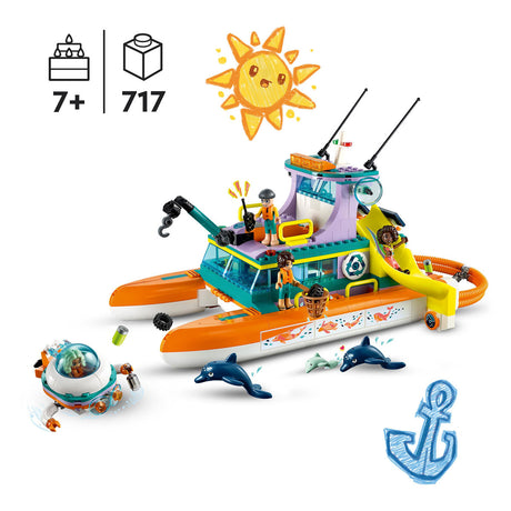 Lego friends 41734 reddingsboot op zee