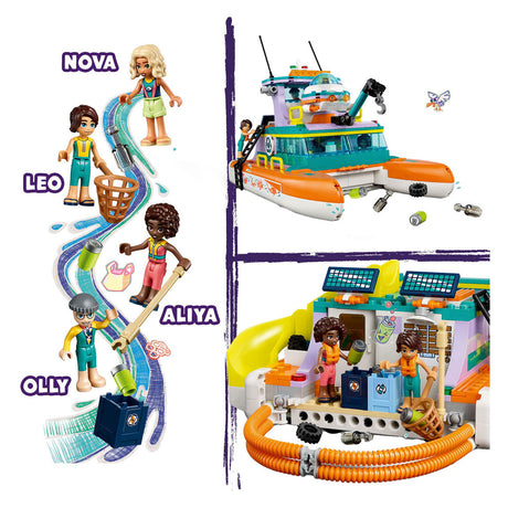 Lego friends 41734 reddingsboot op zee