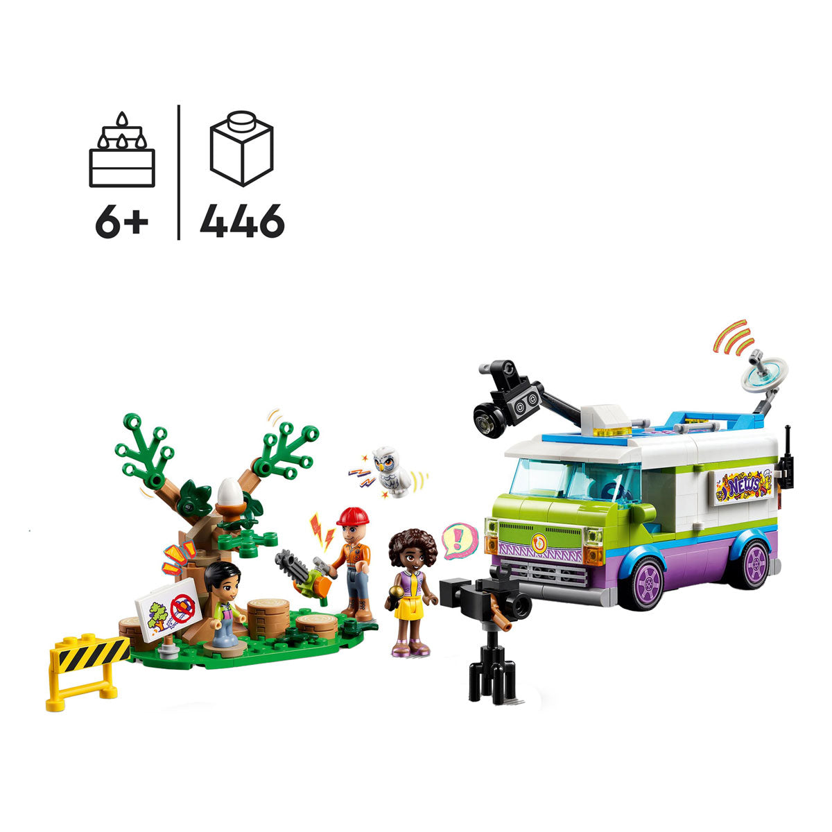 Lego friends 41749 nieuwsbusje