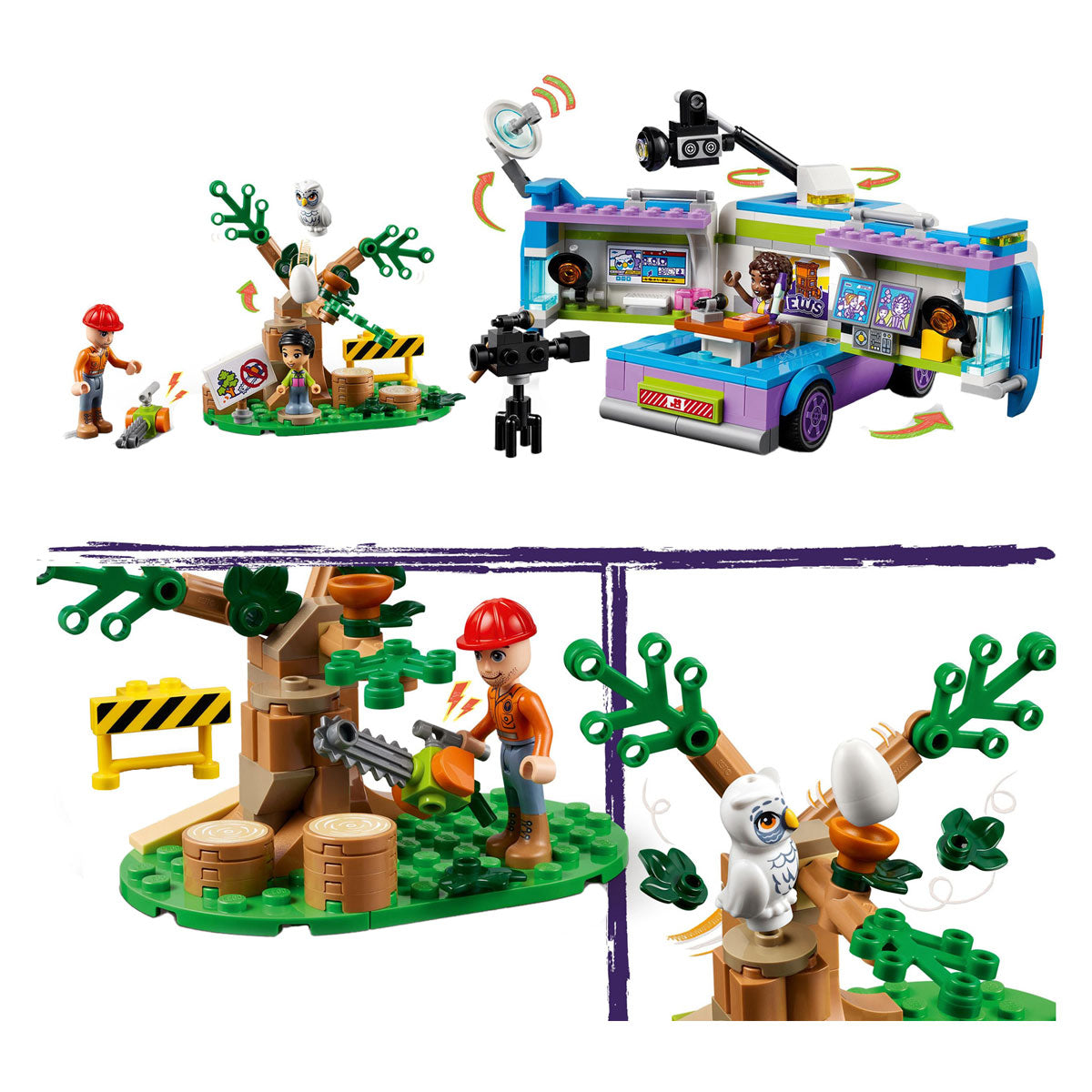 Lego friends 41749 nieuwsbusje