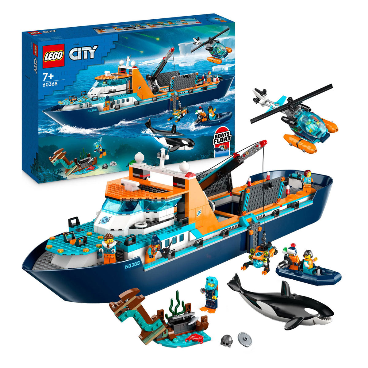 Lego lego city 60368 poolonderzoeksschip