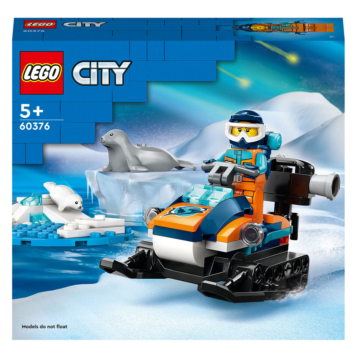 Lego lego city 60376 sneeuwscooter voor poolonderzoek