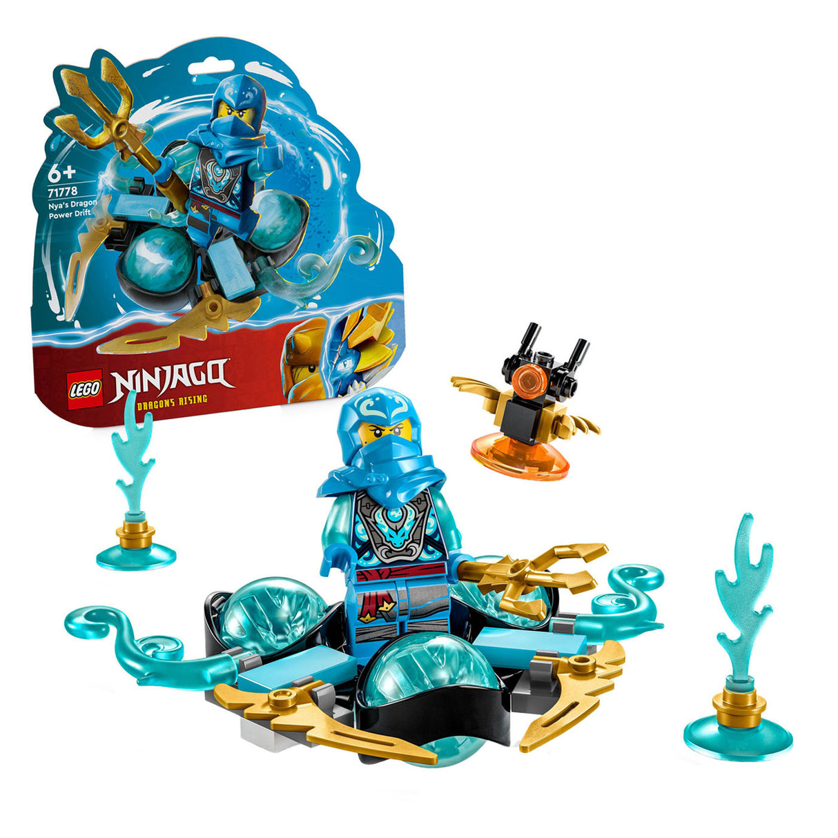 Lego LEGO Ninjago 71778 Nya’s Drakenkracht Spinjitzu Drift