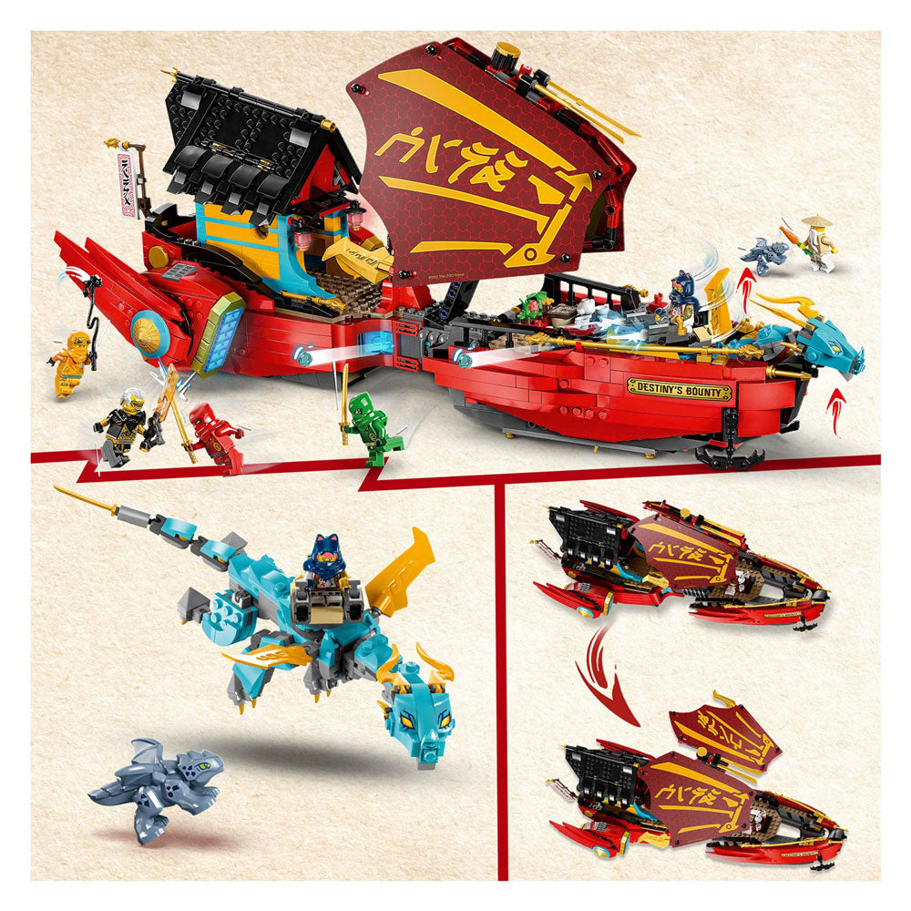 Lego LEGO Ninjago 71797 Destiny's Bounty - Race Tegen De Klok