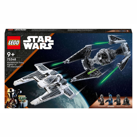 Lego LEGO Star Wars 75348 Mandalorian Fang Fighter vs. TIE Interceptor Set