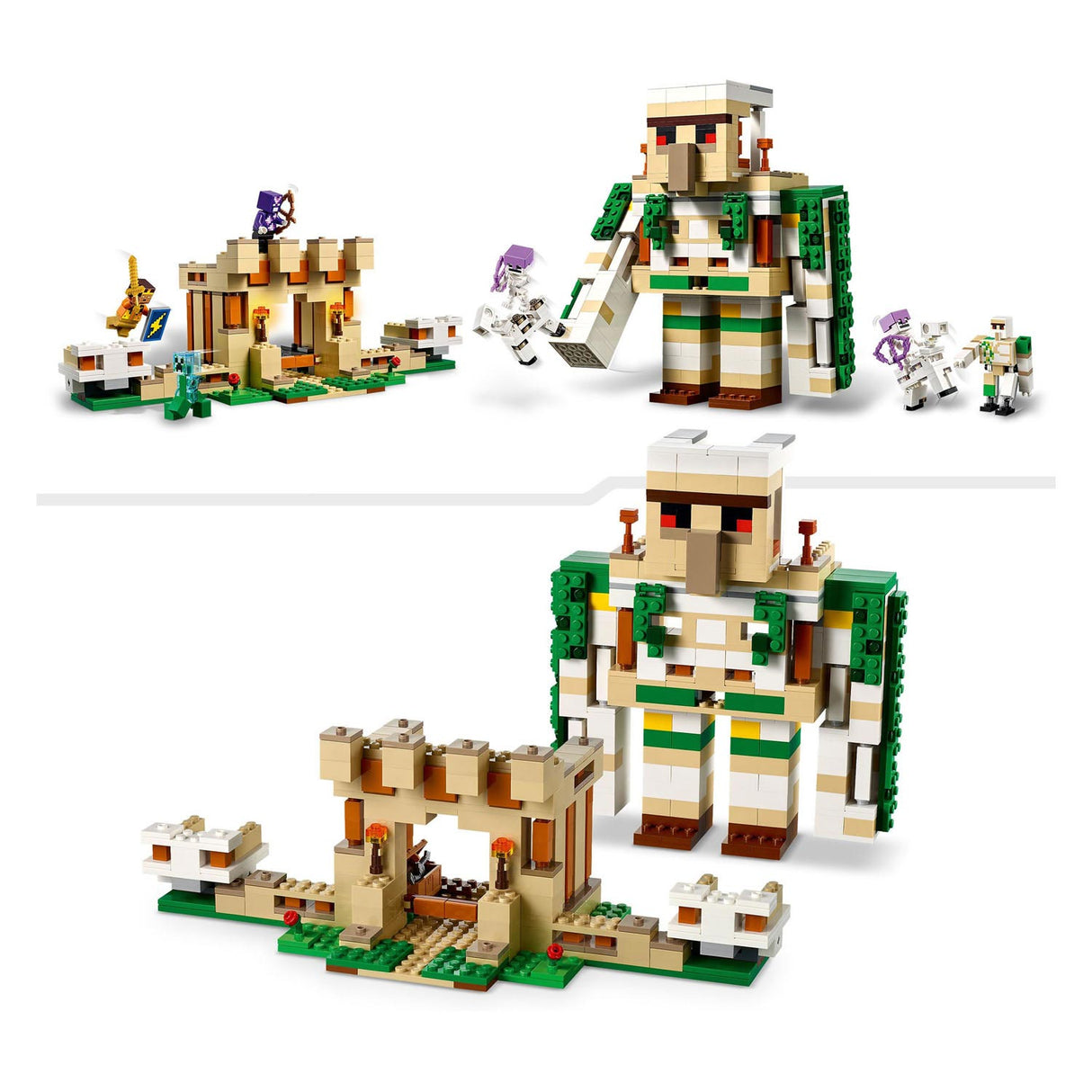 Lego Minecraft 21250 Het IJzergolemfort