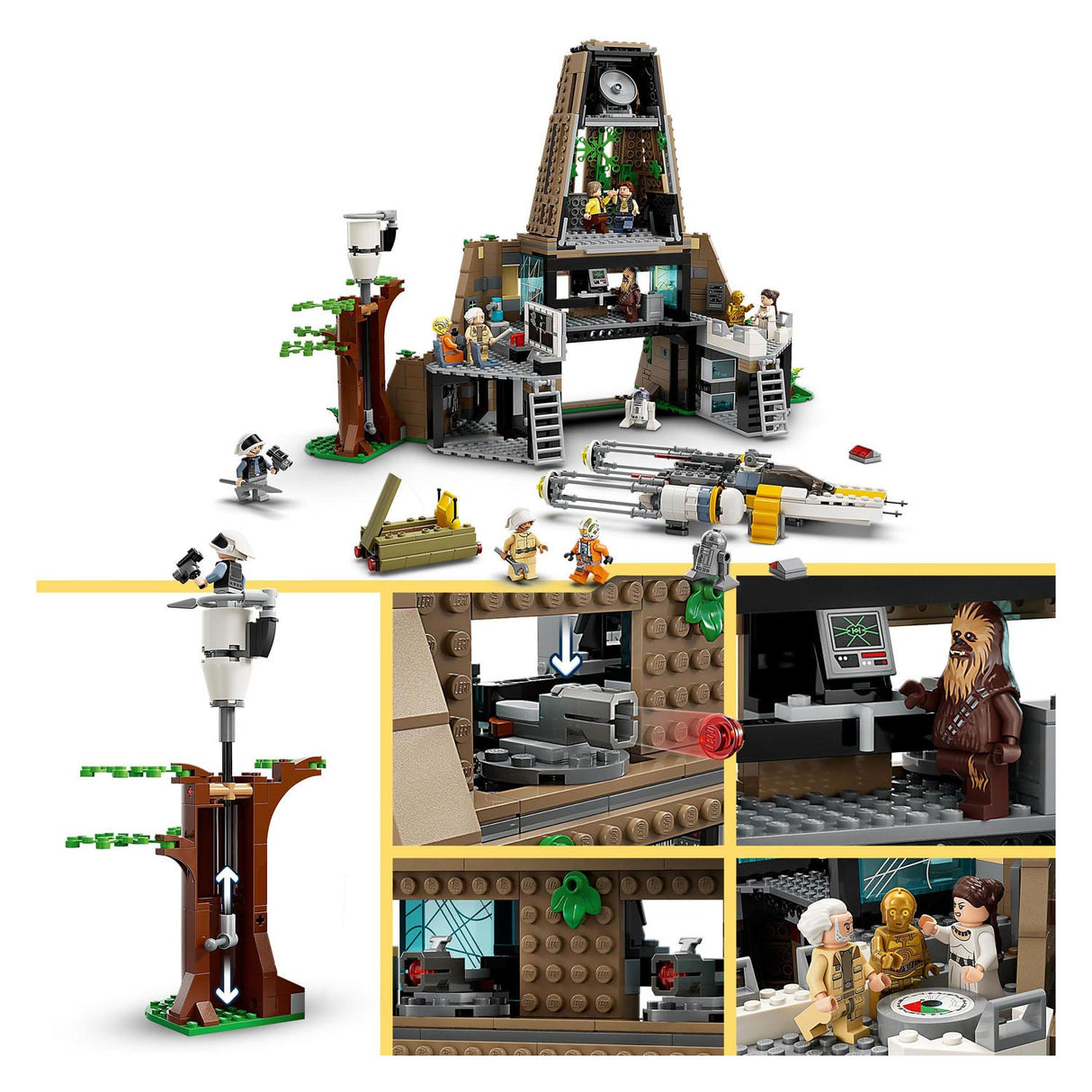 Lego LEGO Star Wars 5365 Rebellenbasis op Yavin 4