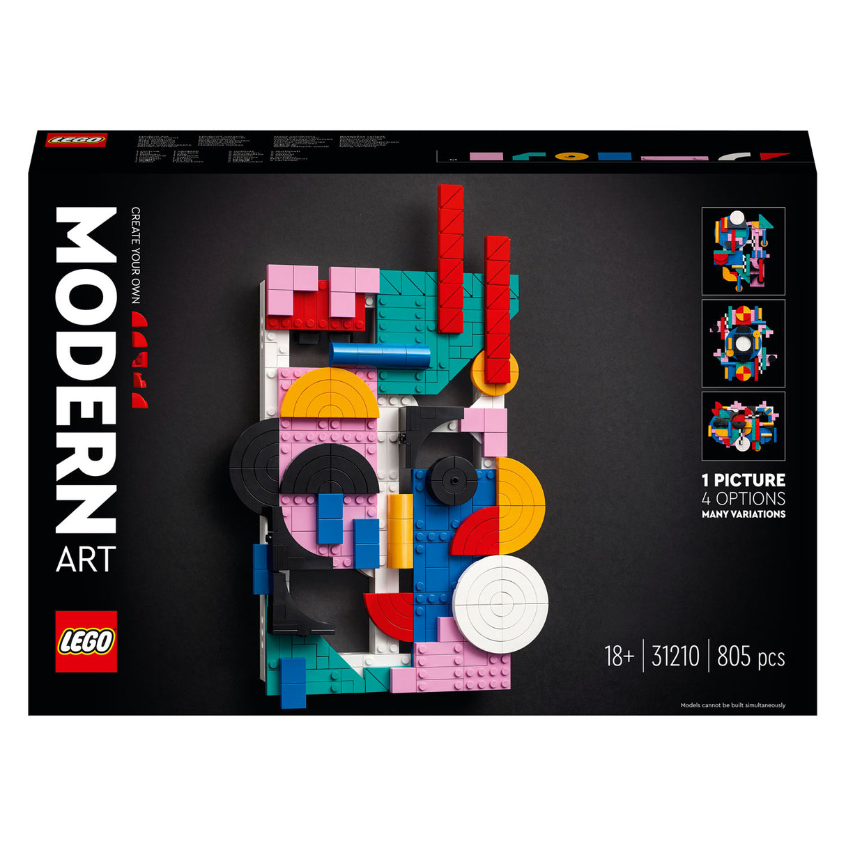 Lego lego art 31210 moderne kunst