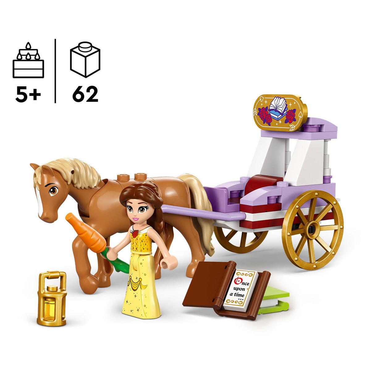 Lego LEGO Prinses 43233 Belle's Paardenkoets