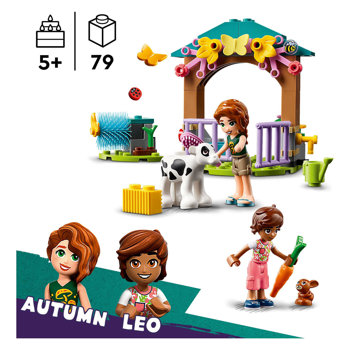 Lego LEGO Friends 42607 Autumns Schuur met Kalfje