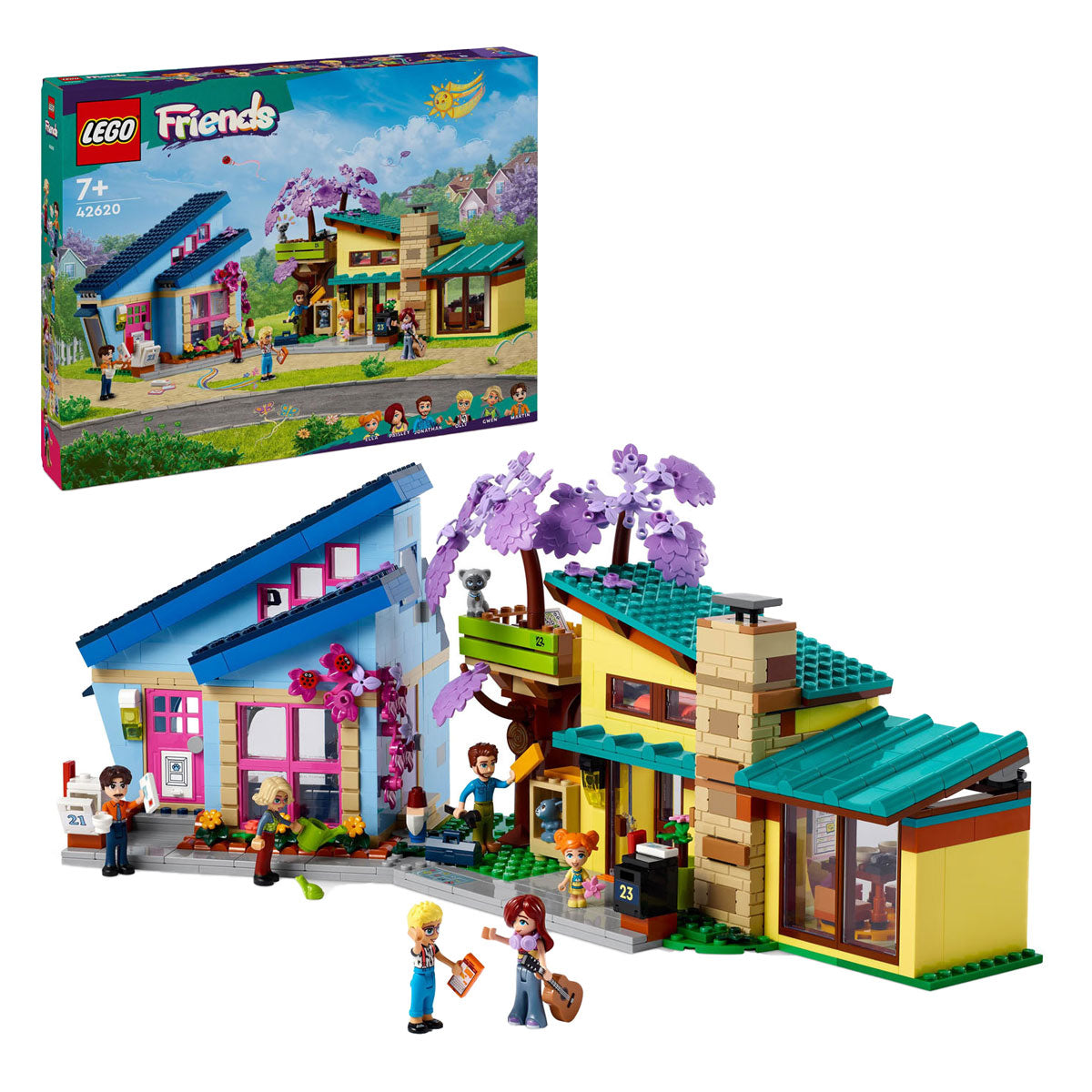 Lego LEGO Friends 42620 Olly en Paisleys Huizen