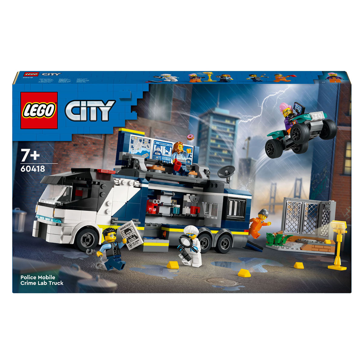 Lego LEGO City 60418 Politielaboratorium In Truck