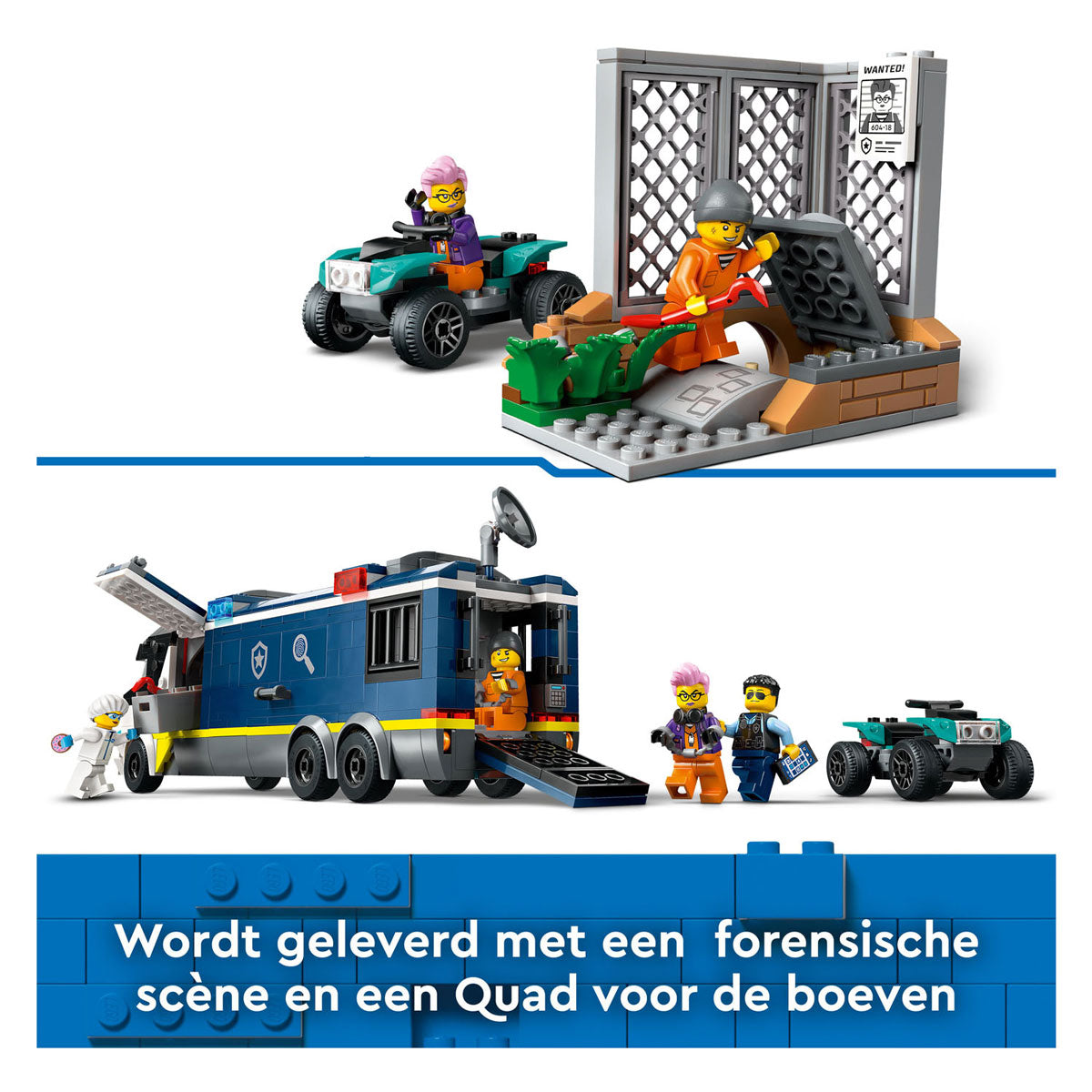 Lego LEGO City 60418 Politielaboratorium In Truck