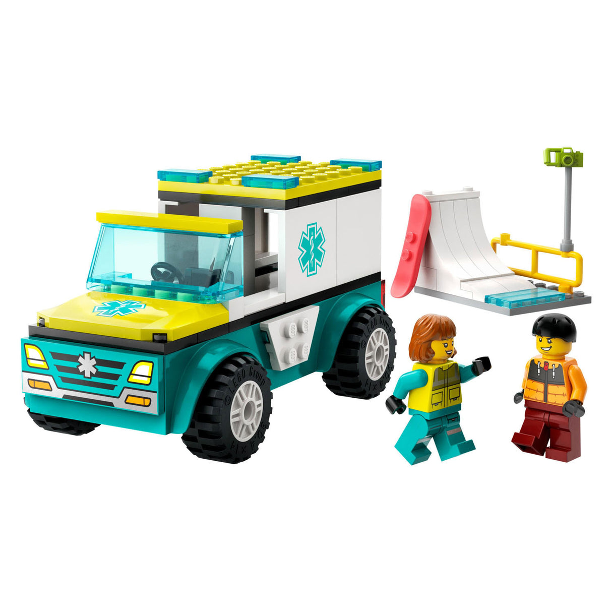 Lego LEGO City 60403 Ambulance en Snowboarder