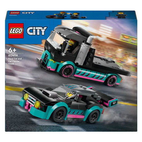 Lego LEGO City 60406 Raceauto en Transporttruck