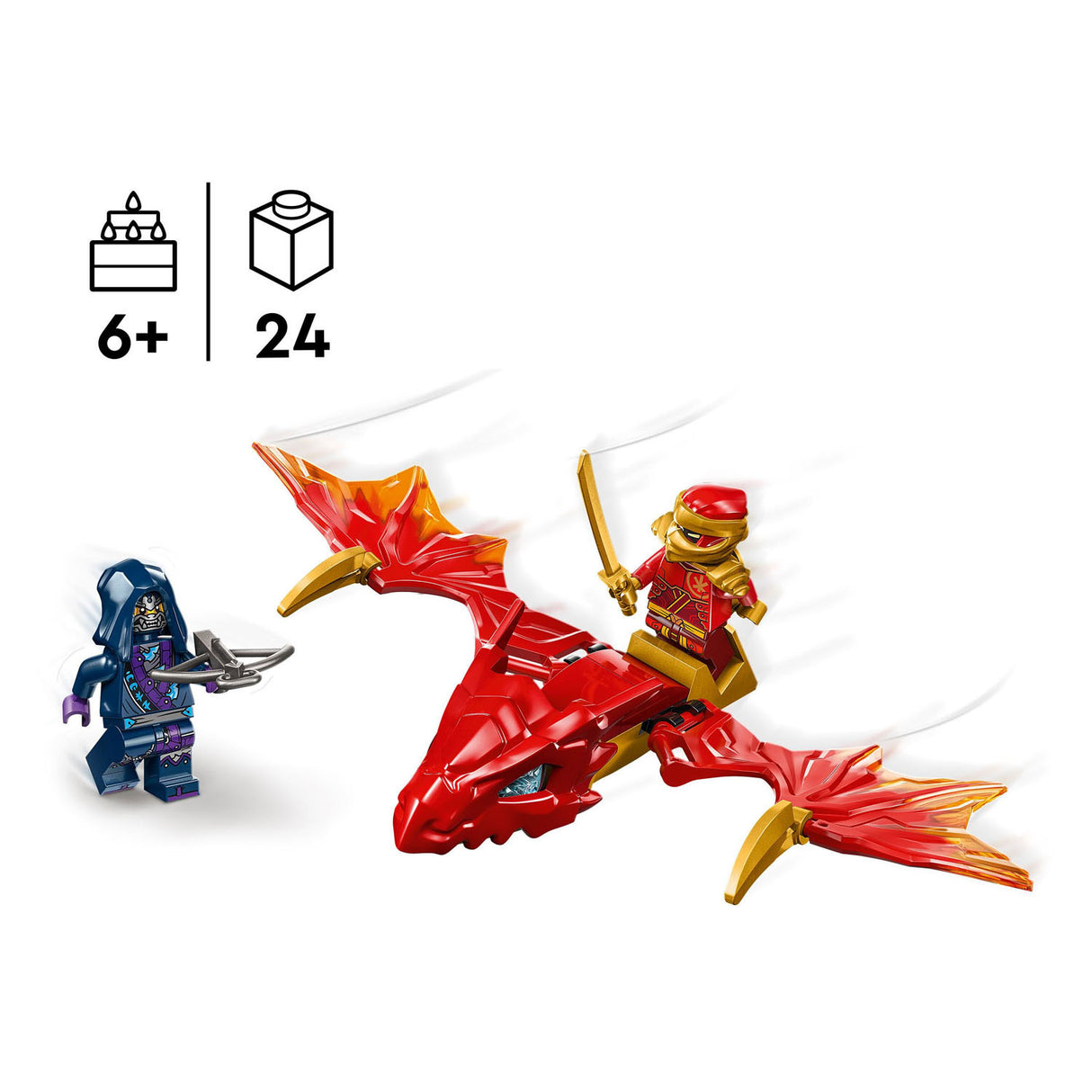 Lego LEGO Ninjago 71801 Kai's Rijzende Drakenaanval