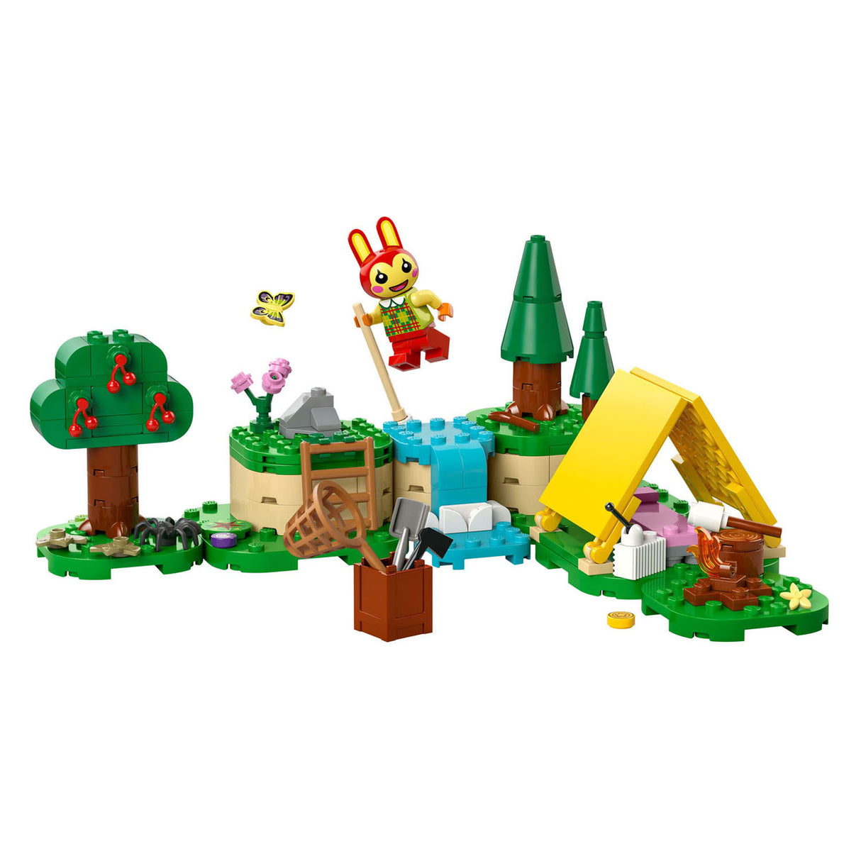 Lego animal crossing 77047 kamperen met bunnie