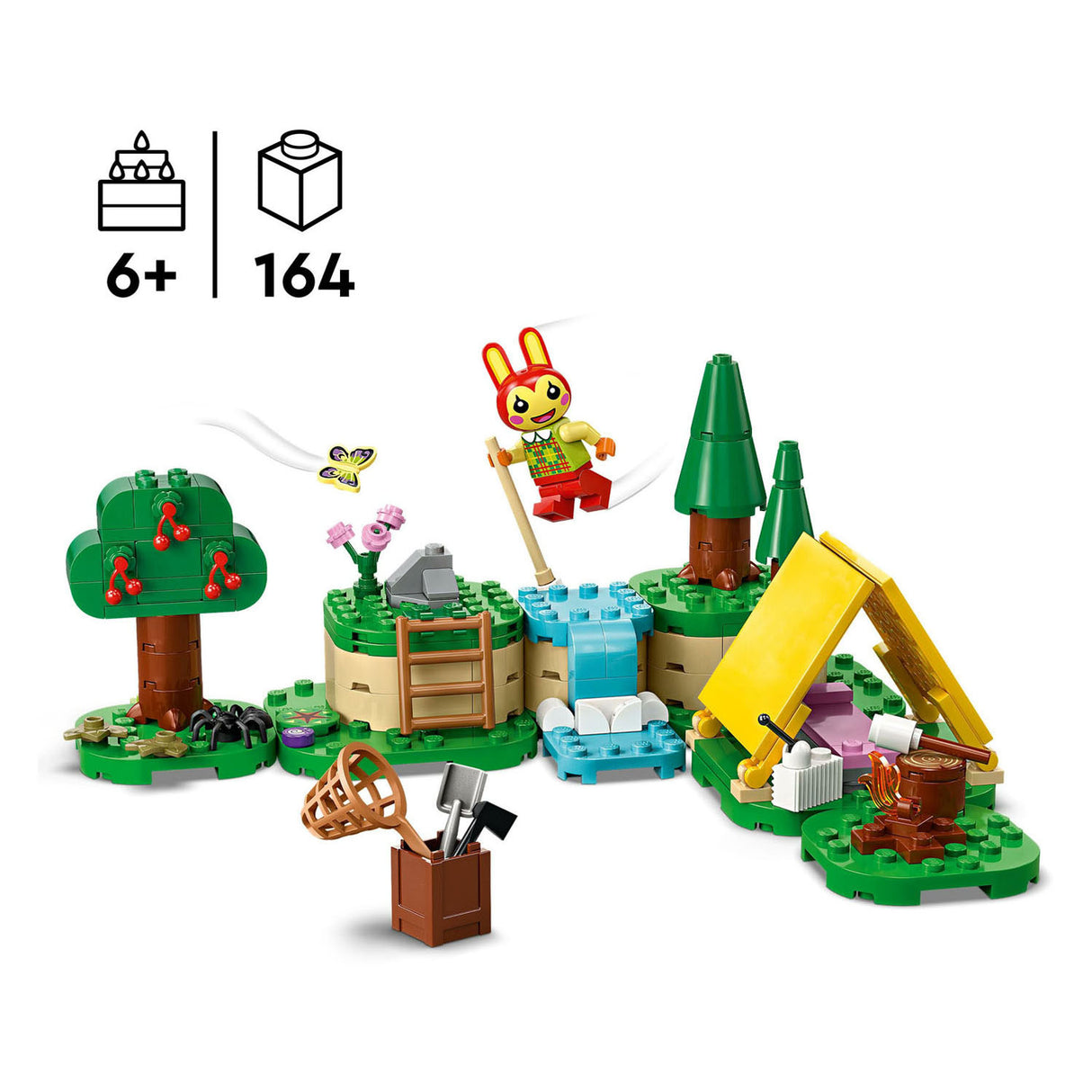 Lego animal crossing 77047 kamperen met bunnie