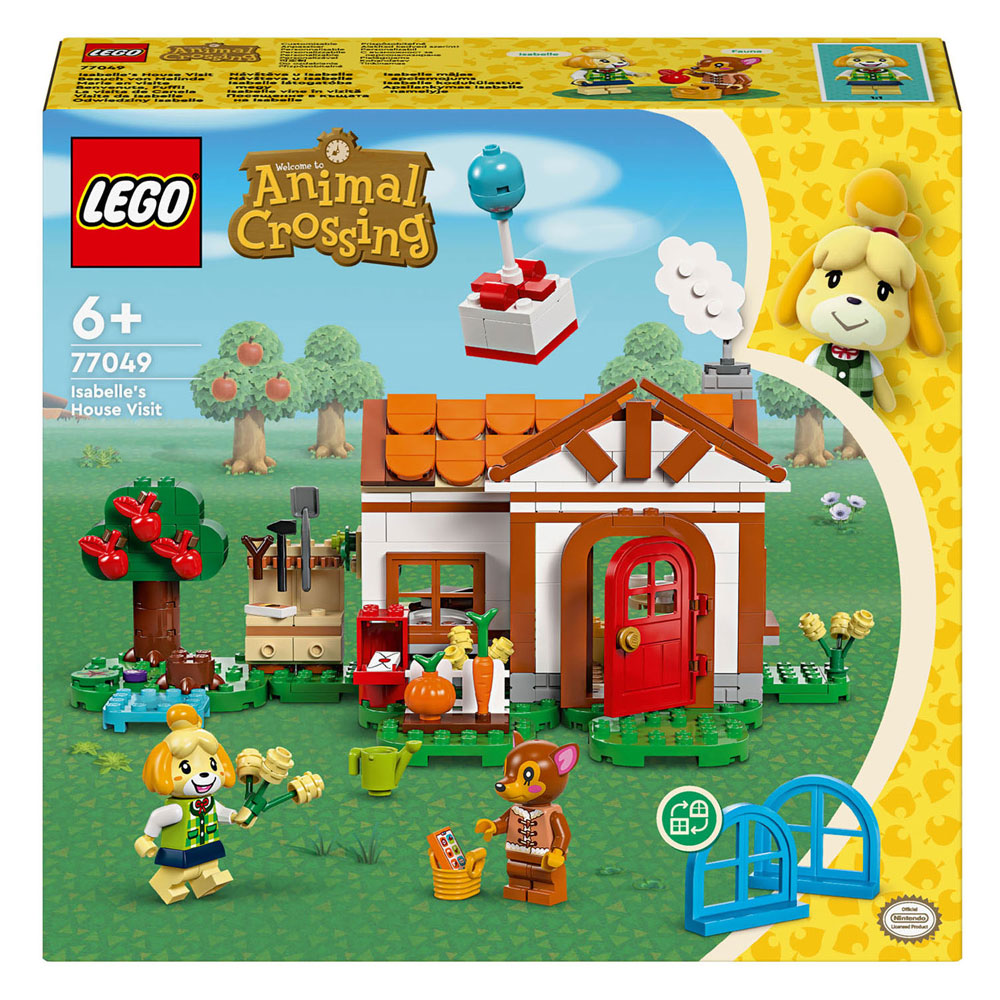 Lego animal crossing 77049 isabelle op visite