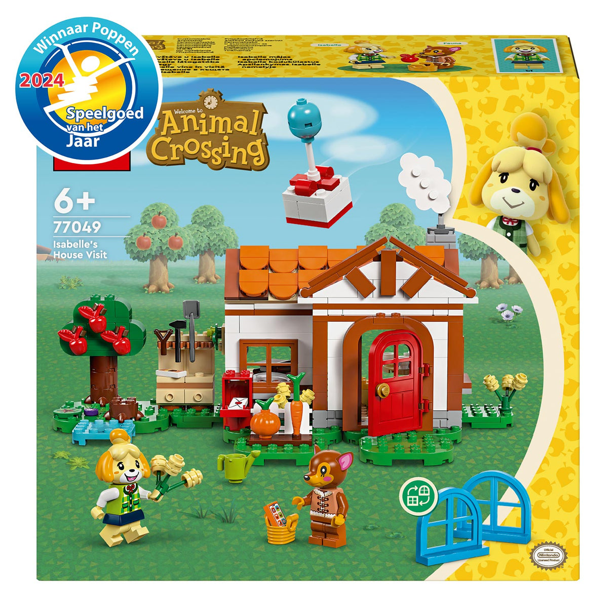 Lego LEGO Animal Crossing 77049 Isabelle op Visite