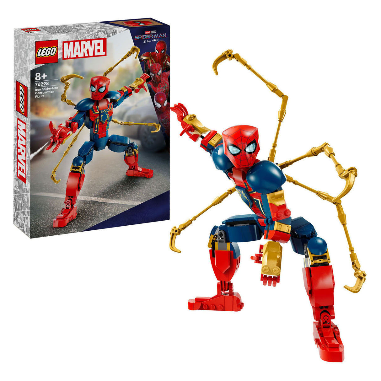 Lego super heroes 76298 iron spider-man bouwfiguur