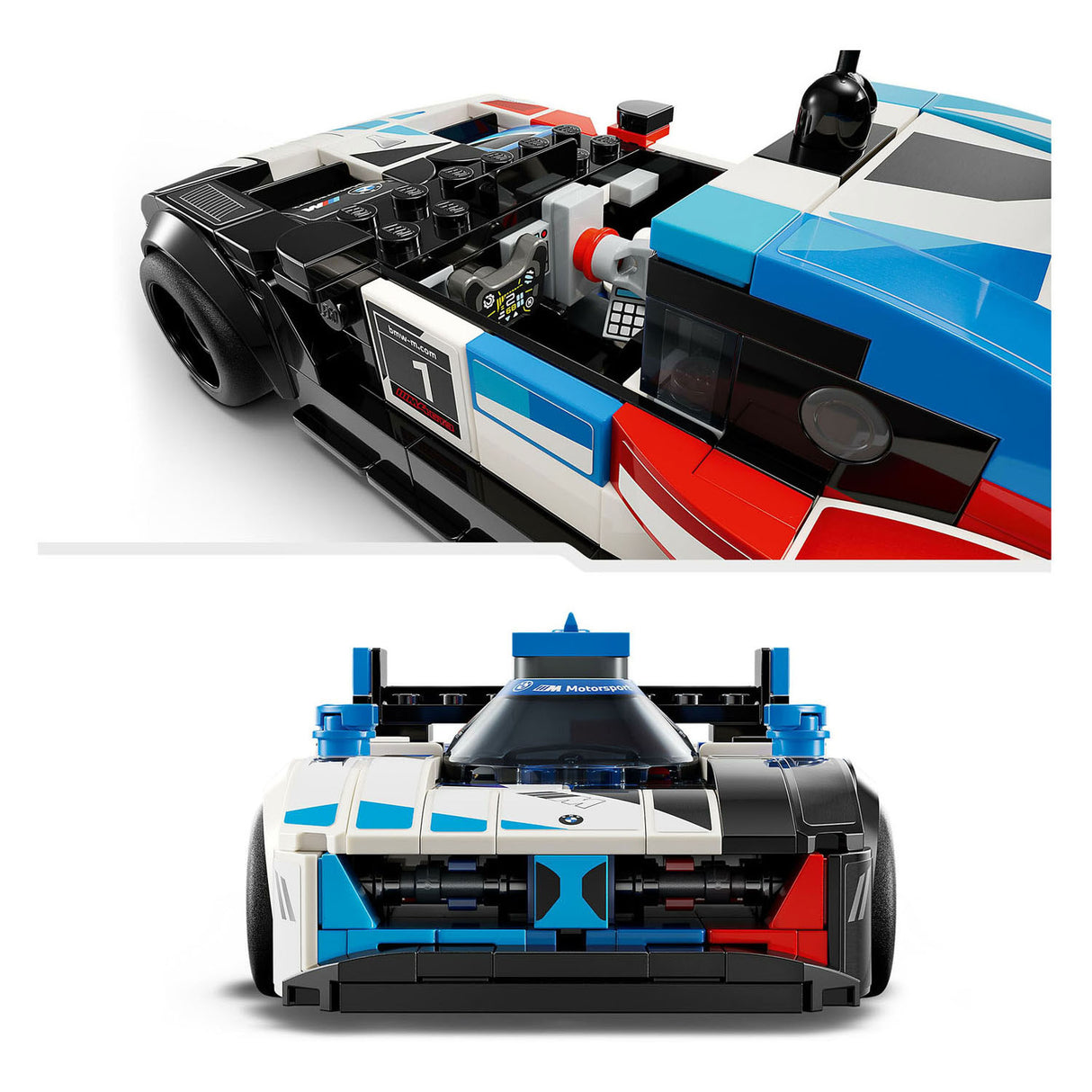 Lego LEGO Speed Champions 76922 BMW M4 GT3 en BMW M Hybrid V8 Racewagens