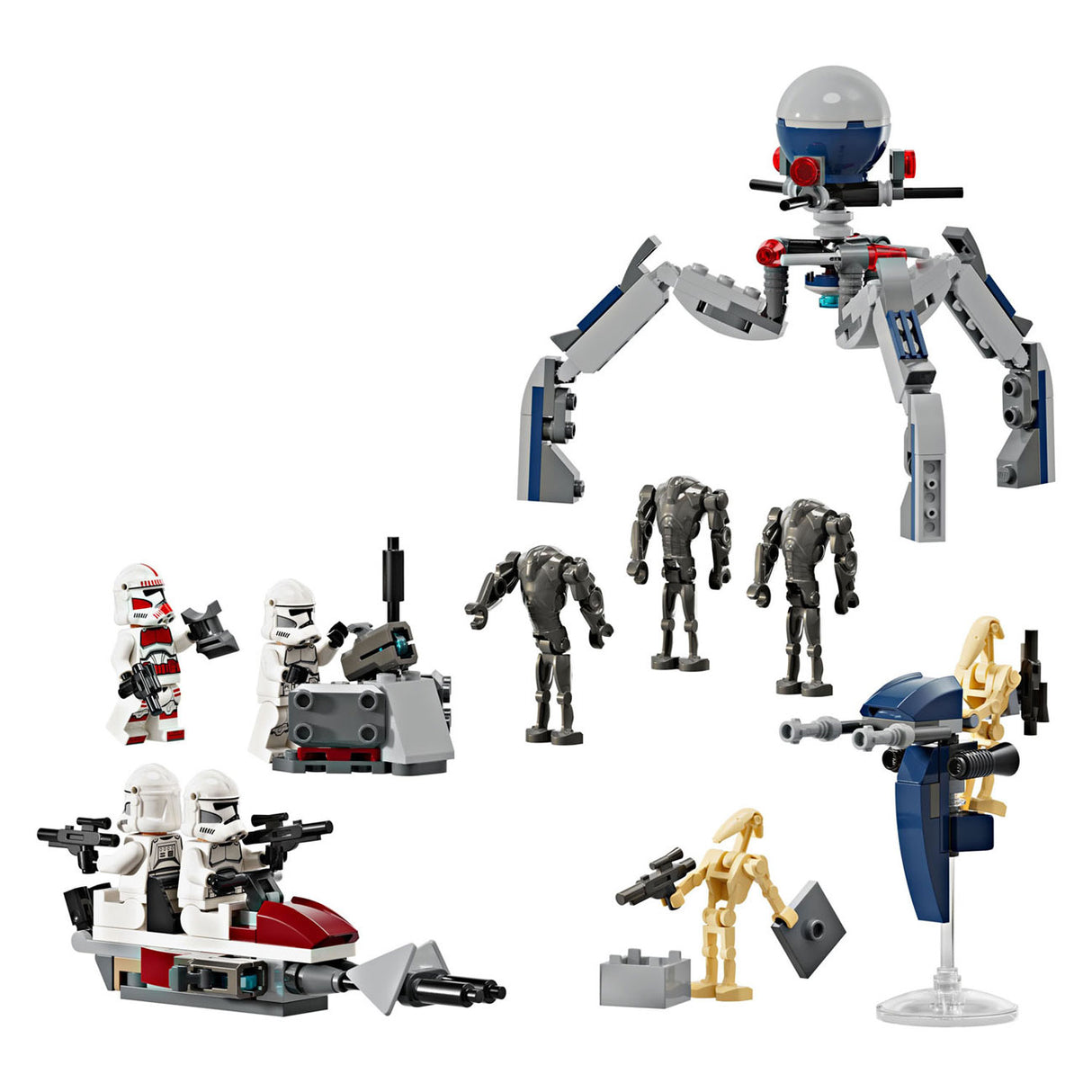 Lego star wars clone trooper™ battle droid™ battle pack - 75372