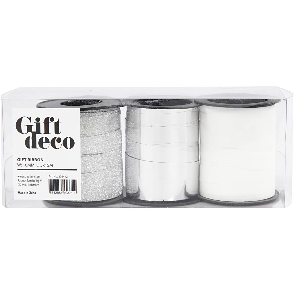 Https: www.cchobby.nl cadeaulint-b-10-mm-zilver-glitter-zilver-wit-3x15-m-1-doos