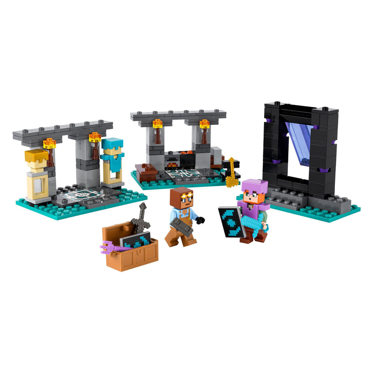 Lego LEGO Minecraft 21252 De Wapensmederij