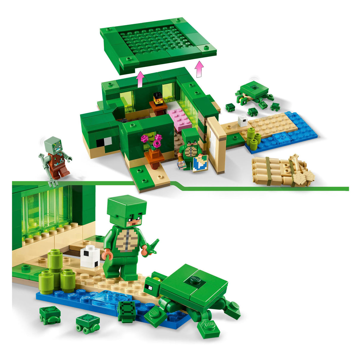 Lego LEGO Minecraft 21254 Het Schildpadstrandhuis