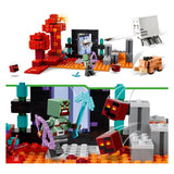 Lego LEGO Minecraft 21255 Hinderlaag bij het Nether-Portaal