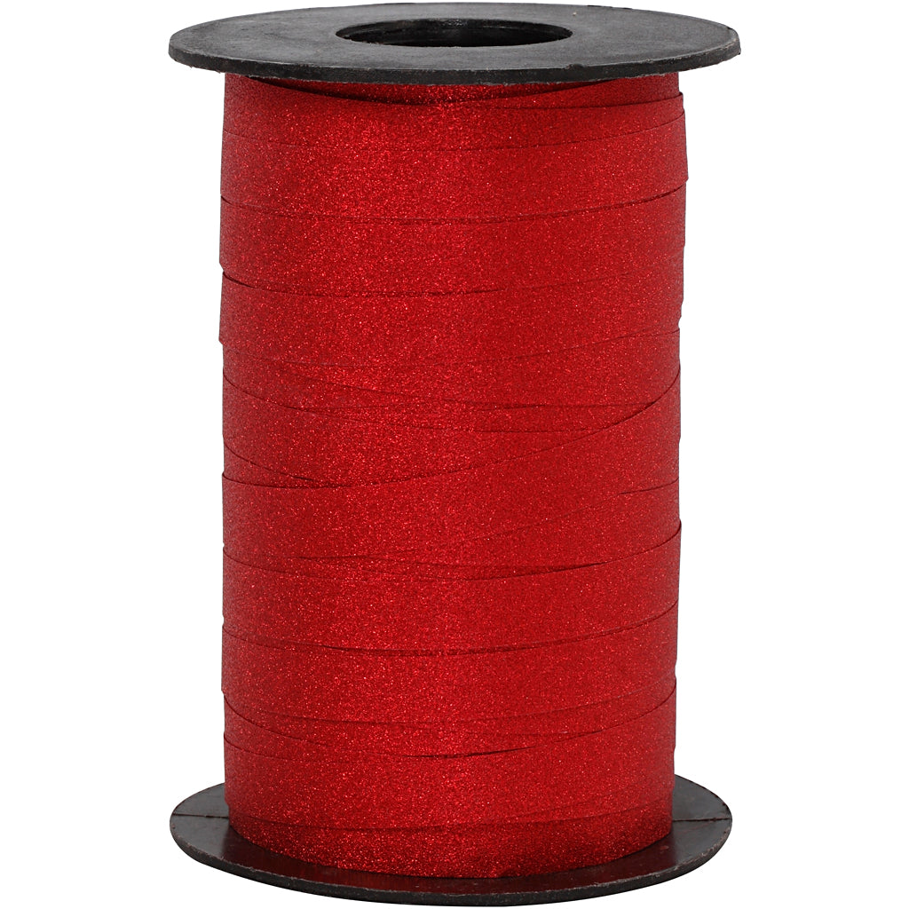 Creativ company https: www.cchobby.nl cadeaulint-b-10-mm-glitter-rood-100-m-1-rol