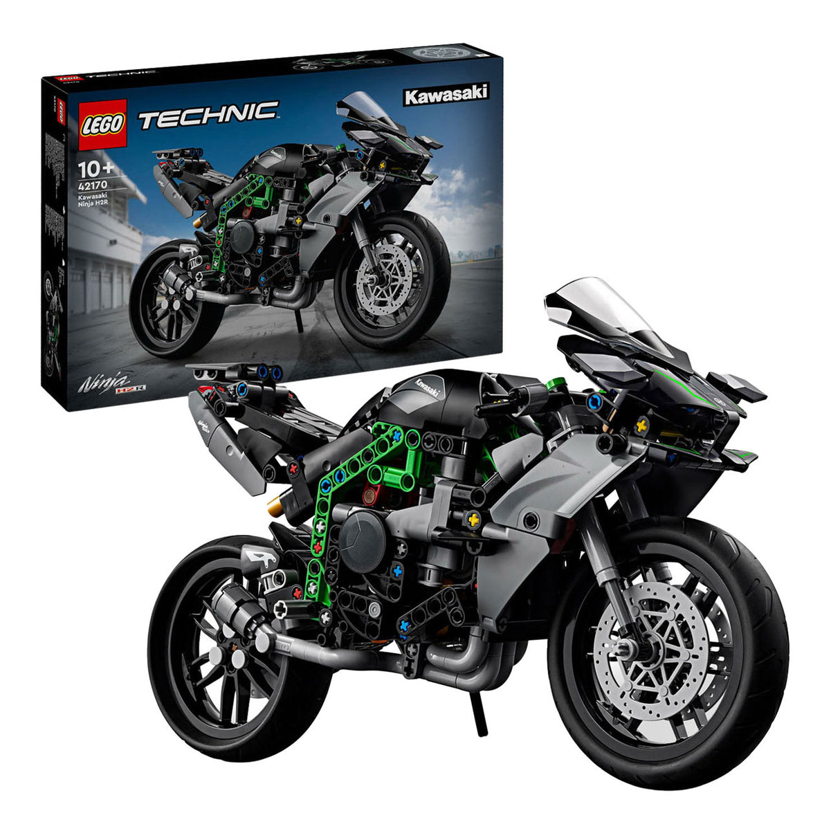 Lego lego technic 42170 kawasaki ninja h2r motor