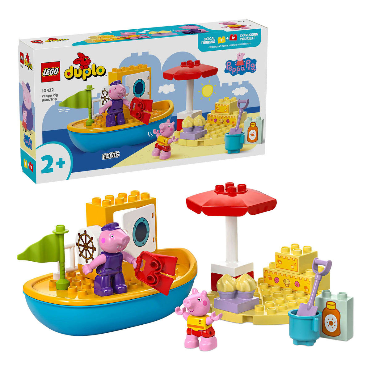 Lego Duplo LEGO Duplo 10432 Peppa Bootreis