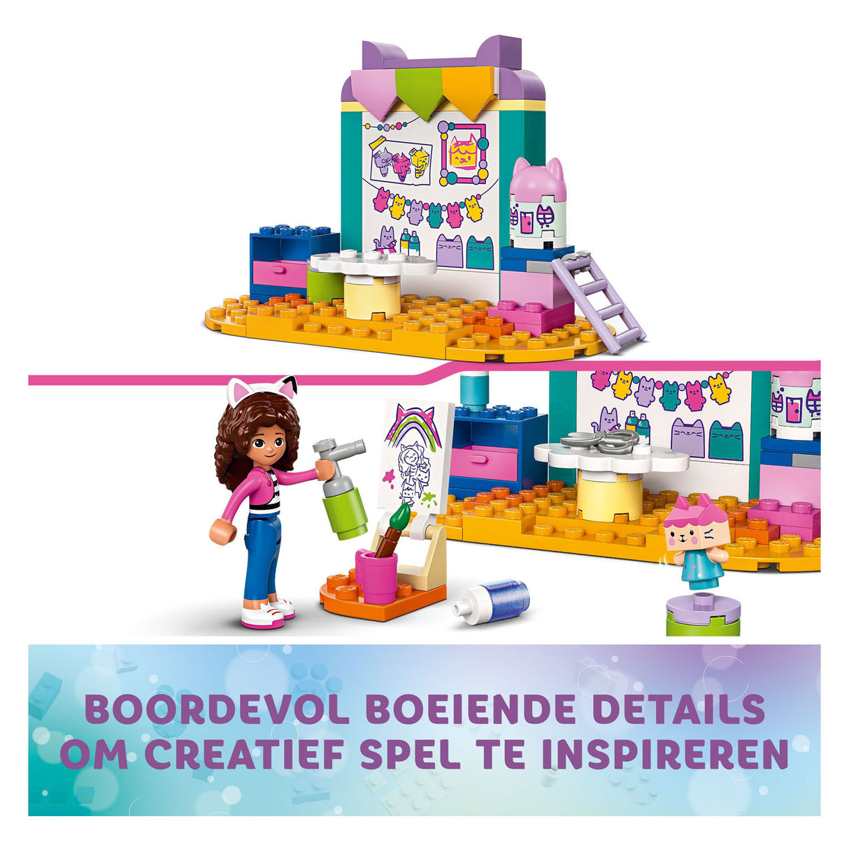 Lego LEGO Gabby's Poppenhuis 10795 Knutselen met Babykitty