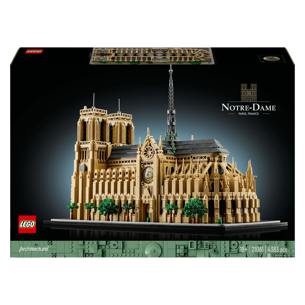 Lego architecture notre-dame van parijs - 21061