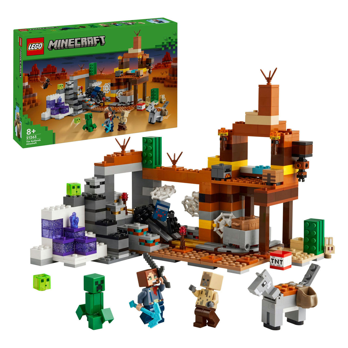 Lego minecraft 21263 de woestenijmijnschacht