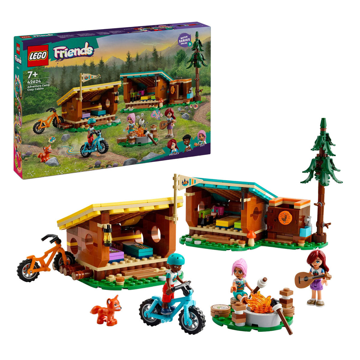 Lego LEGO Friends 42624 Avonturenkamp Knusse Boshutten