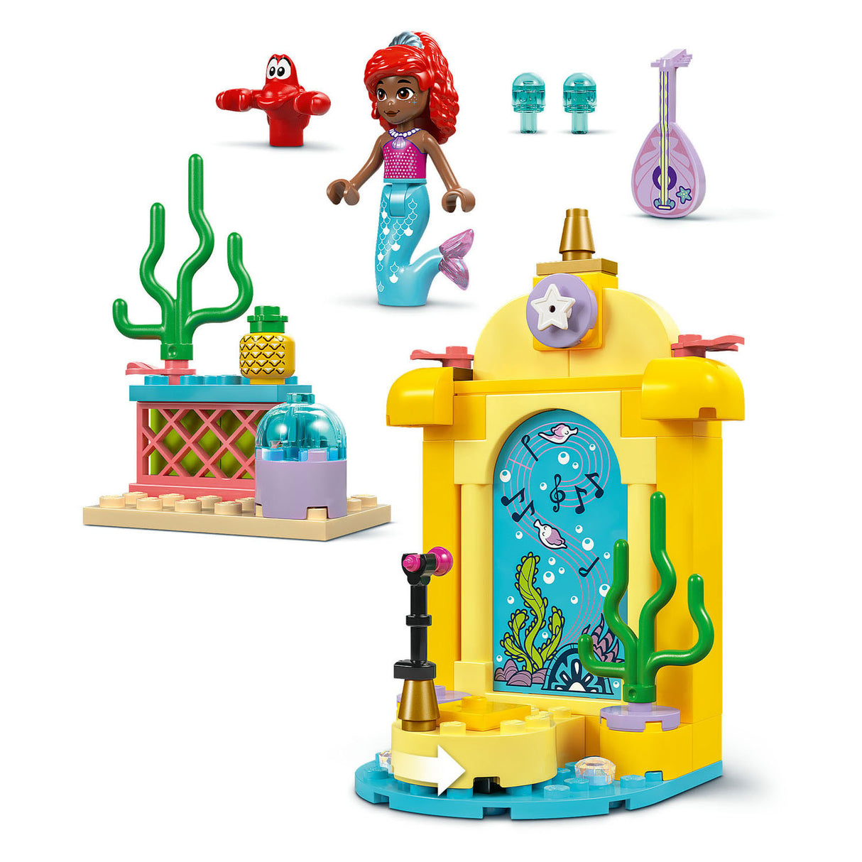 Lego disney prinses 43235 ariels muziekpodium