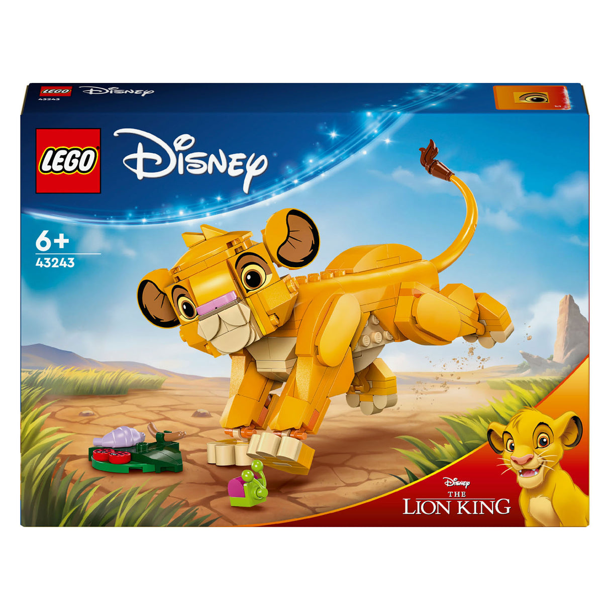 Lego disney 43243 simba de leeuwenkoning als welp