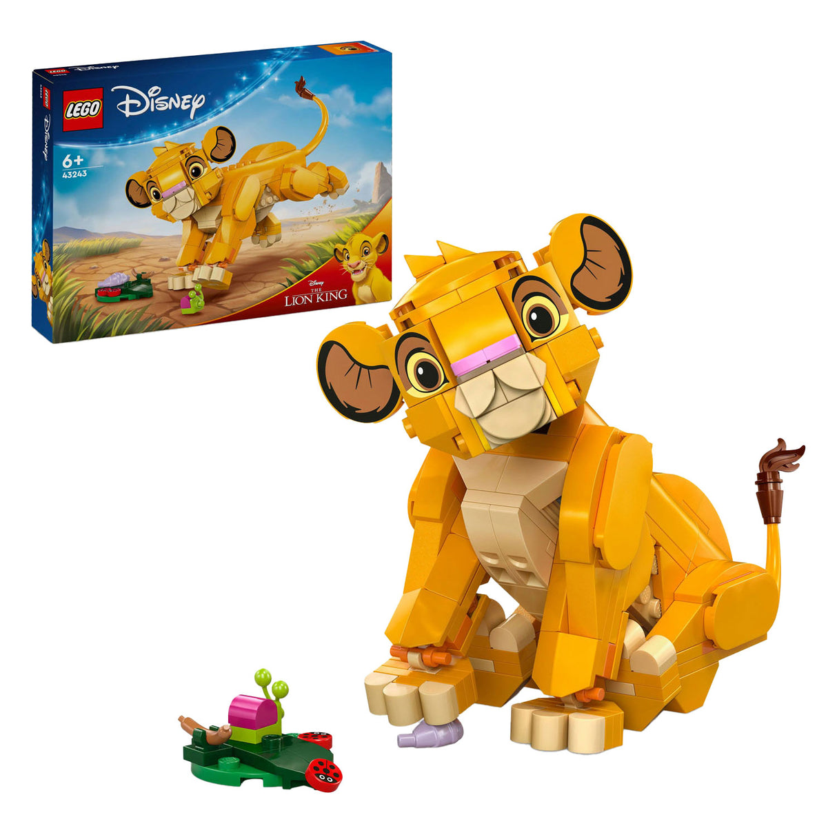 Lego disney 43243 simba de leeuwenkoning als welp