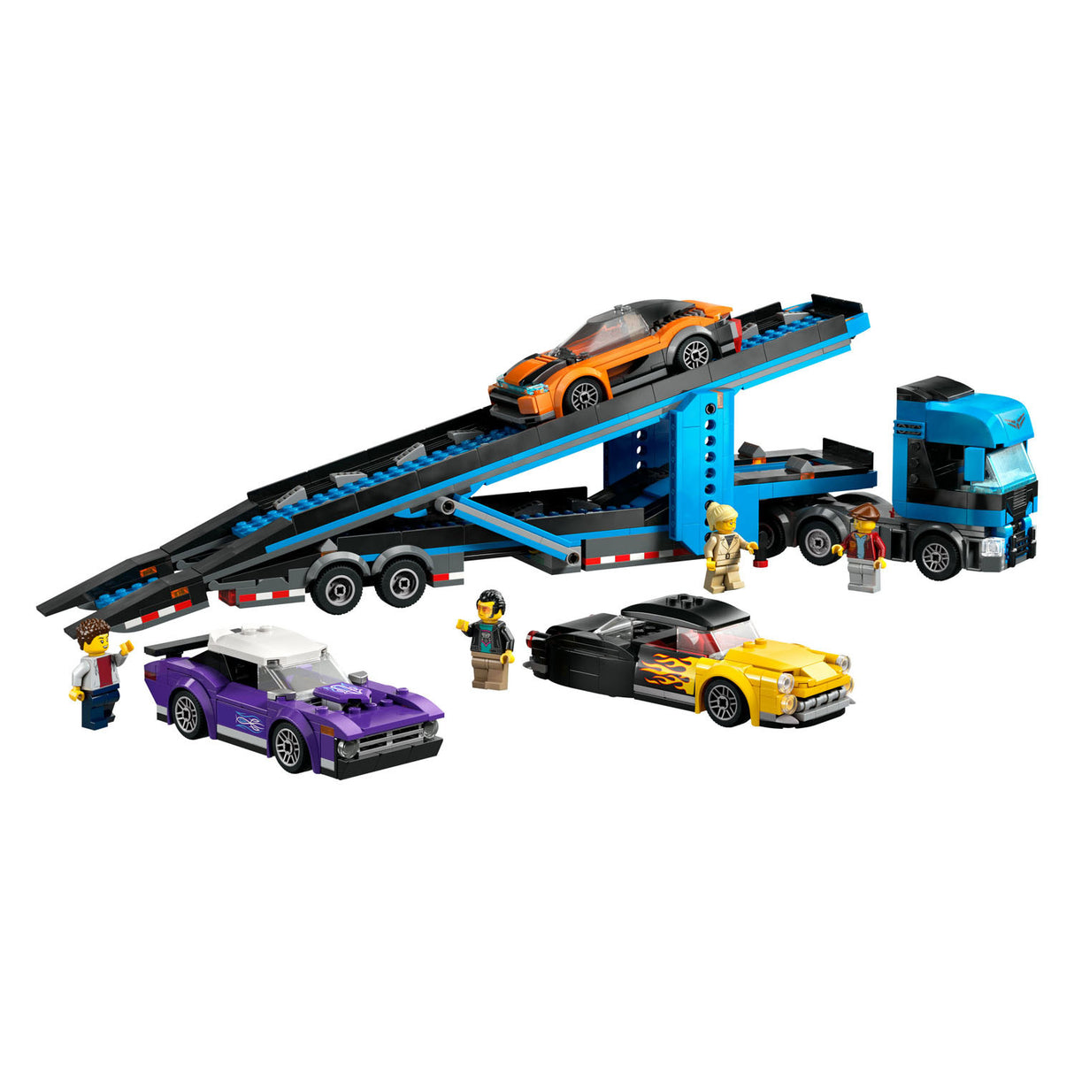 Lego lego city 60408 transportvoertuig met sportauto's