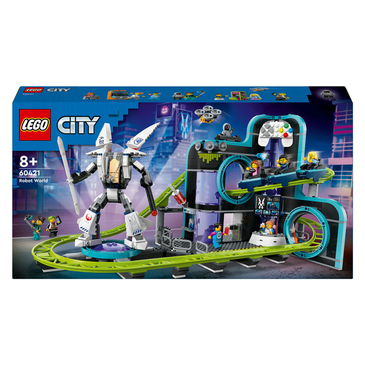 Lego lego city 60421 achtbaan in robotwereld