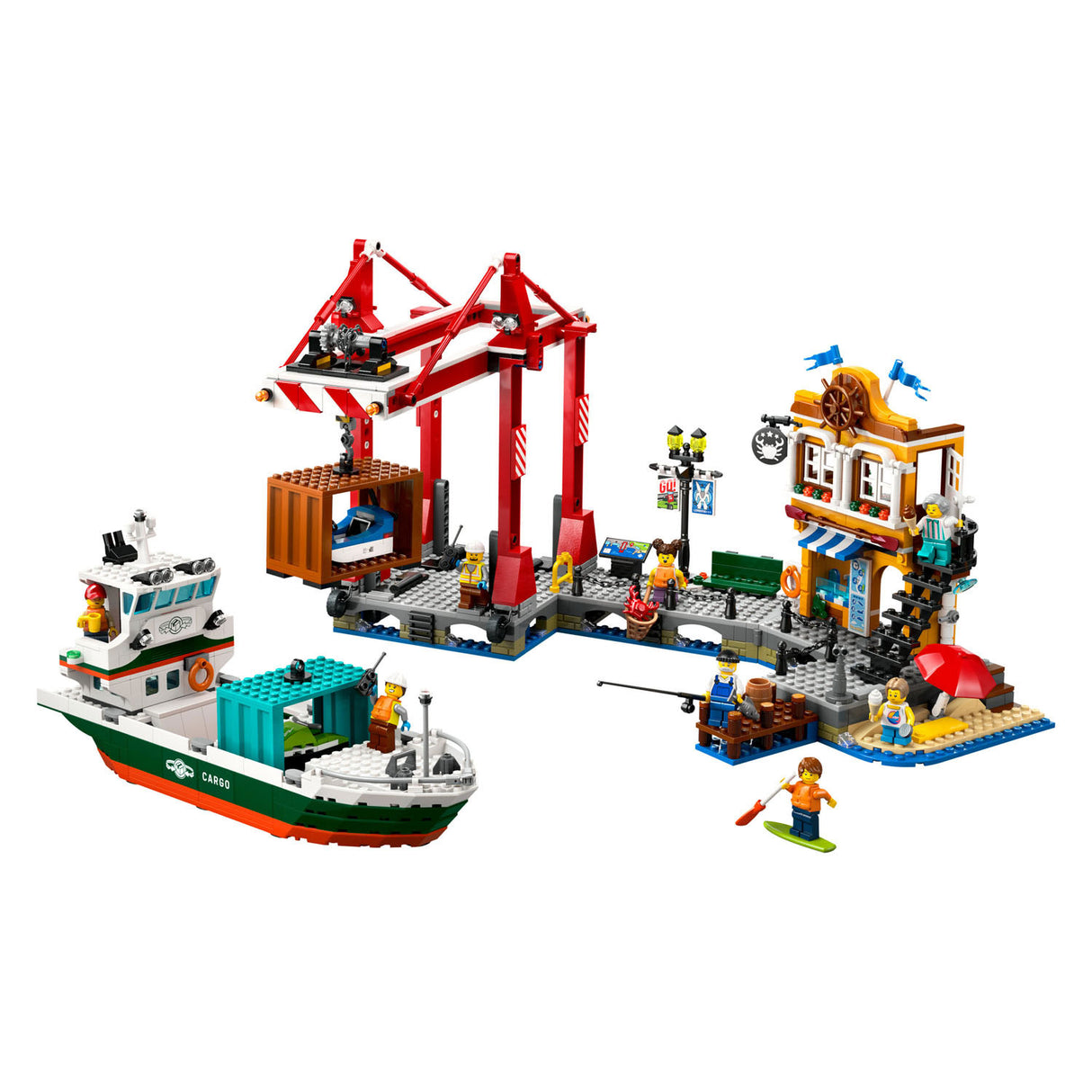 Lego LEGO City 60422 Haven met Vrachtschip