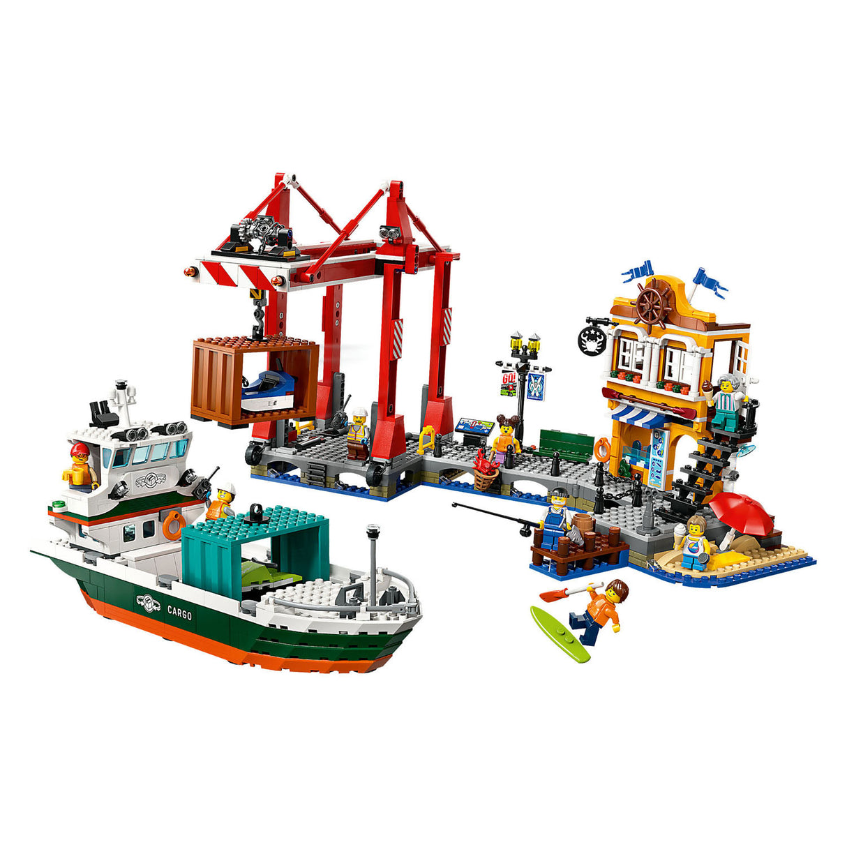 Lego LEGO City 60422 Haven met Vrachtschip